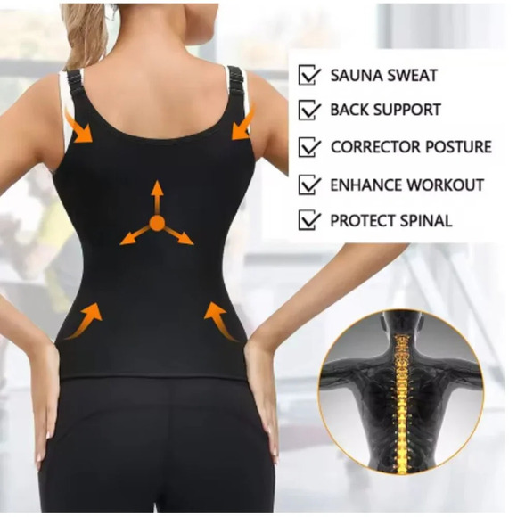 New ! Size M Double Binding Compression Workout Corset / Body shaper - Picture 2 of 7